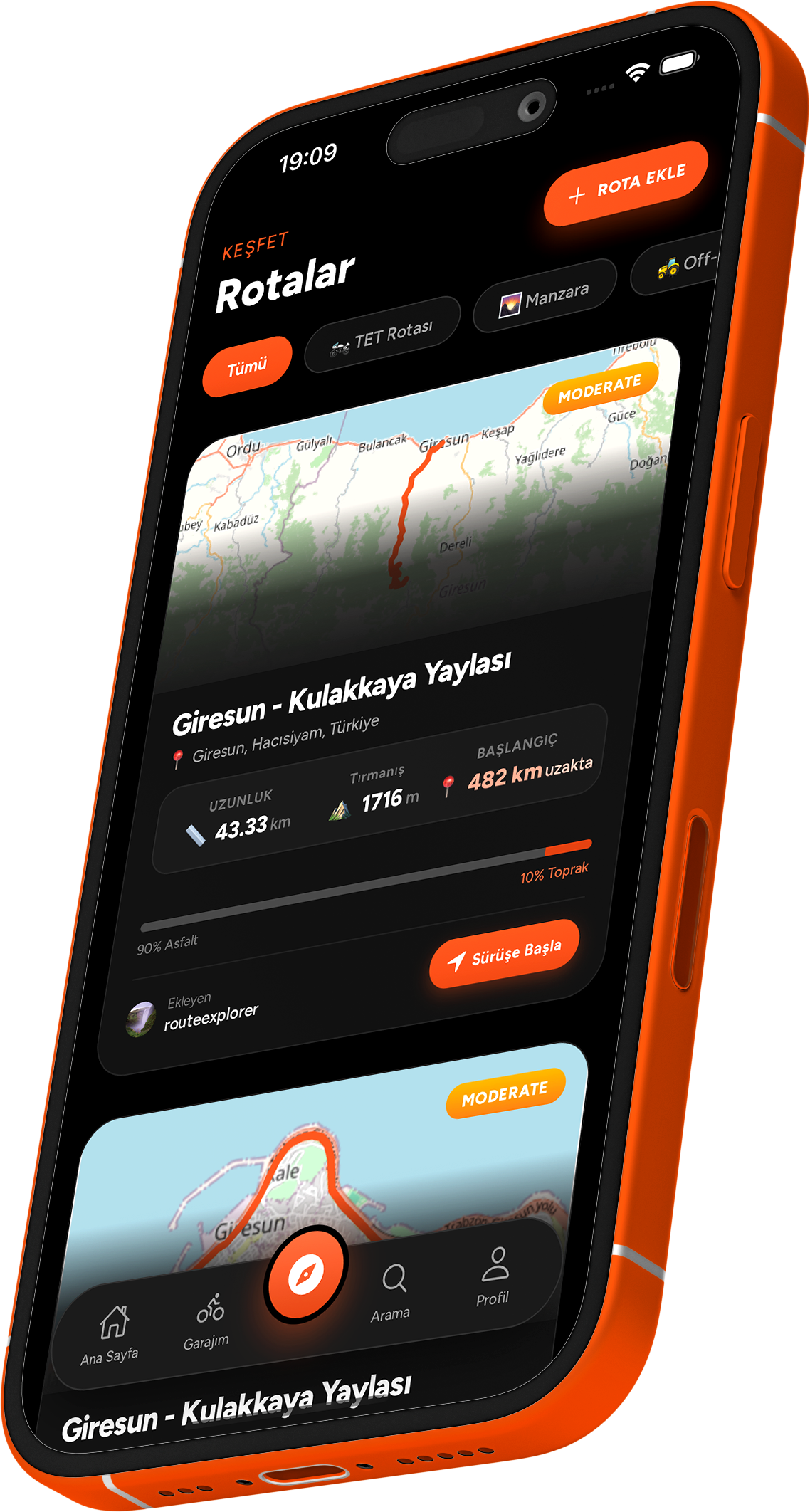 Route Explorer App